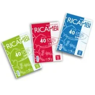 Ricambi per Quaderni Quaxima Pigna - A4 - Quadretti 0Q con Margini - 00629030Q