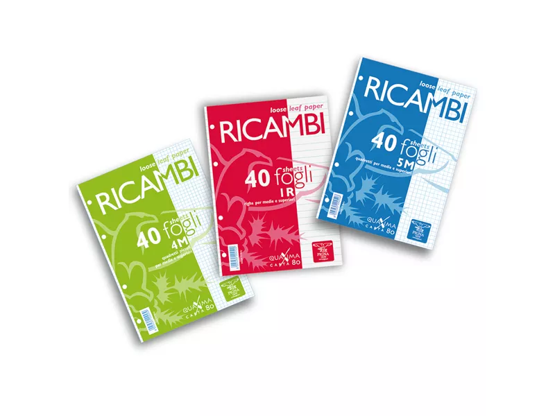 Ricambi per Quaderni Quaxima Pigna - A4 - Quadretti 0Q con Margini - 00629030Q Ricambi per Quaderni Quaxima Pigna - A4 - Quadretti 0Q con Margini - 00629030Q