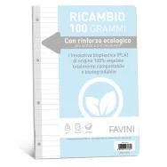 Ricambi Rinforzati per Quaderni Favini - A4 - Righe 1R senza Margini - A477404