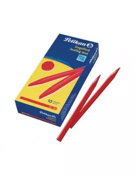 Ceralacca Pelikan - 60/10 per Pacchi - 361220 (Rosso Conf. 10)