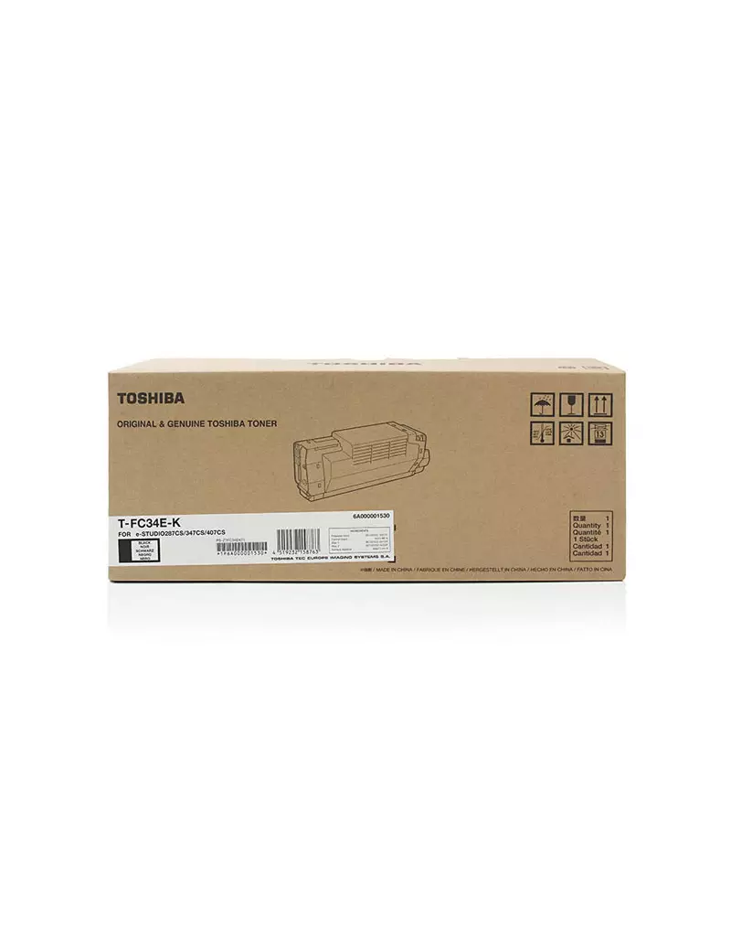 Toner Originale Toshiba T-FC34EK 6A000001530 6A000001810 (Nero 15000 pagine)