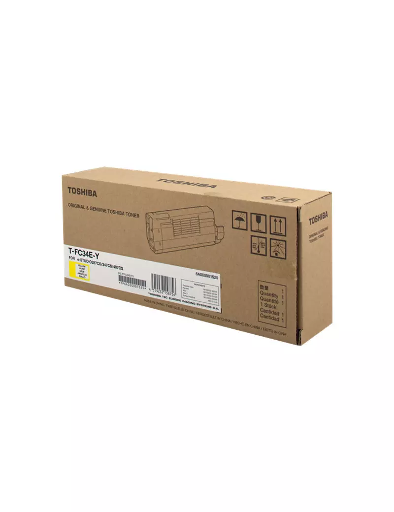 Toner Originale Toshiba T-FC34EY 6A000001525 6A000001812 (Giallo 11500 pagine)