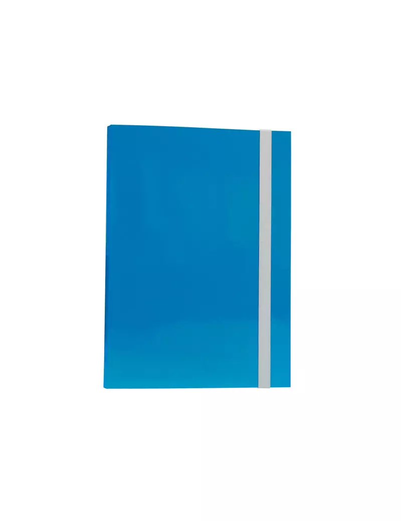Cartellina 3 Lembi con Elastico Piatto Starline - 25x34 cm - OD0032LBXXXAE06 (Azzurro Conf. 10)