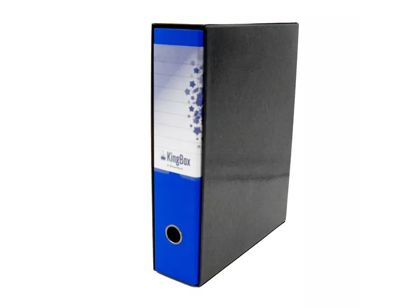 Registratore Kingbox Starline - Protocollo - Dorso 8 - 28,5x35,5 cm - RXP8BL (Blu)