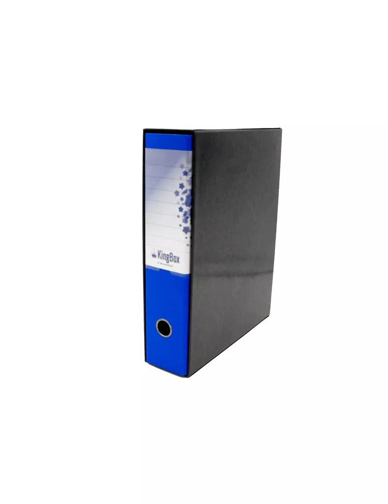 Registratore Kingbox Starline - Protocollo - Dorso 8 - 28,5x35,5 cm - RXP8BL (Blu)