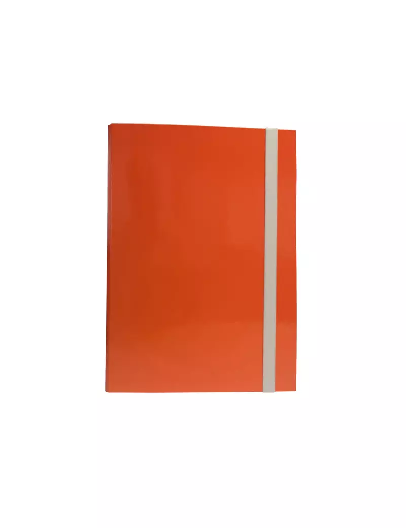 Cartellina 3 Lembi con Elastico Piatto Queen Starline - 25x34 cm - OD0032LBXXXAE07 (Arancione Conf. 10)