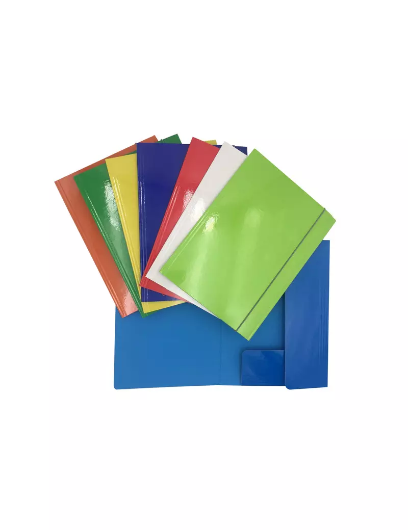 Cartellina 3 Lembi con Elastico Piatto Queen Starline - 25x34 cm - OD0032LBXXXAE13 (Assortiti Conf. 10) Cartellina 3 Lembi con Elastico Piatto Queen Starline - 25x34 cm - OD0032LBXXXAE13 (Assortiti Conf. 10)