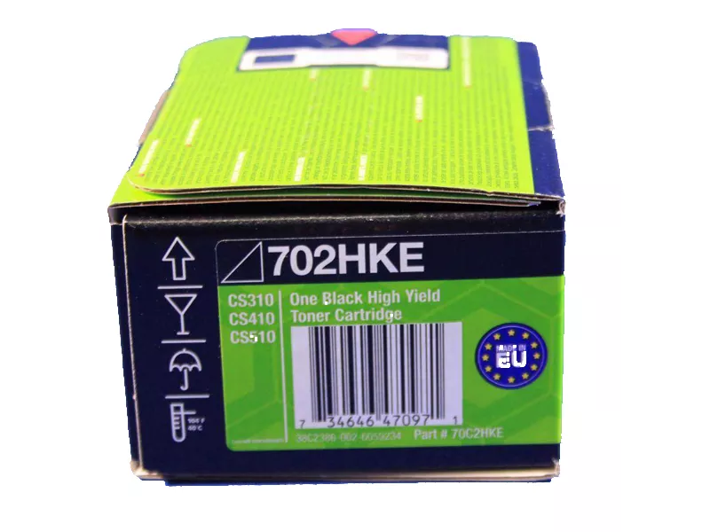 Toner Originale Lexmark 70C2HKE 702HK (Nero 4000 pagine)