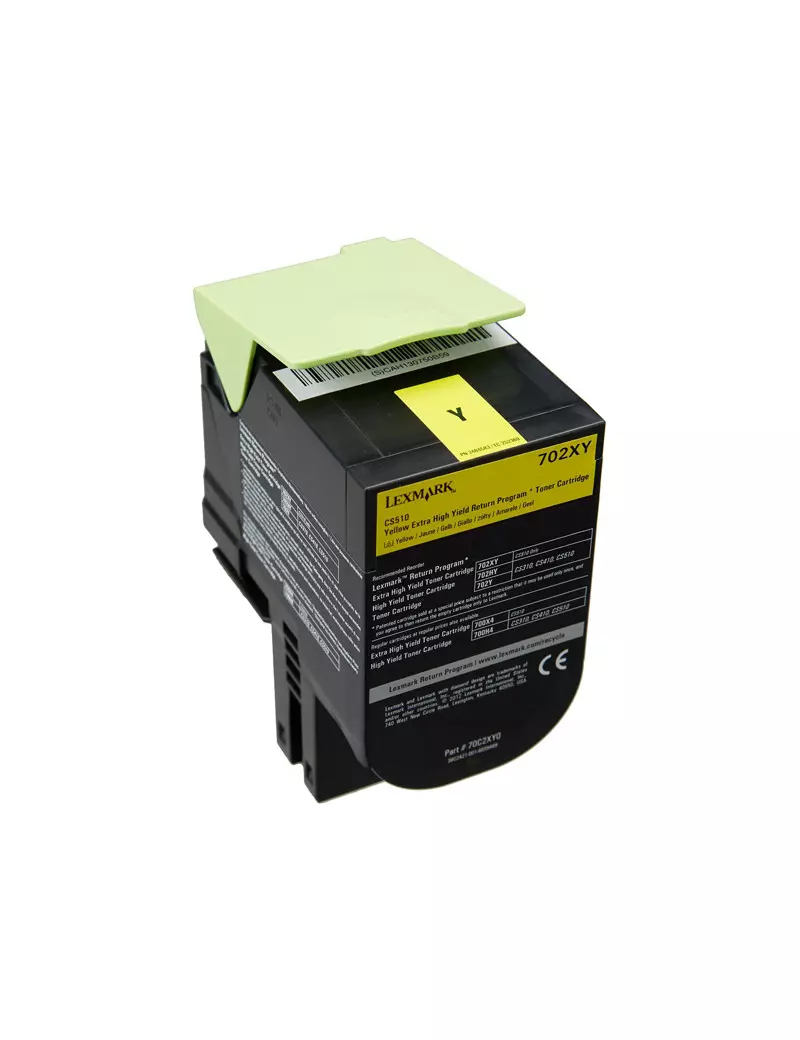 Toner Originale Lexmark 70C2XY0 702XY (Giallo 4000 pagine)