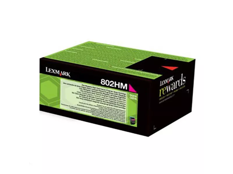 Toner Originale Lexmark 80C2HM0 802HM (Magenta 3000 pagine)