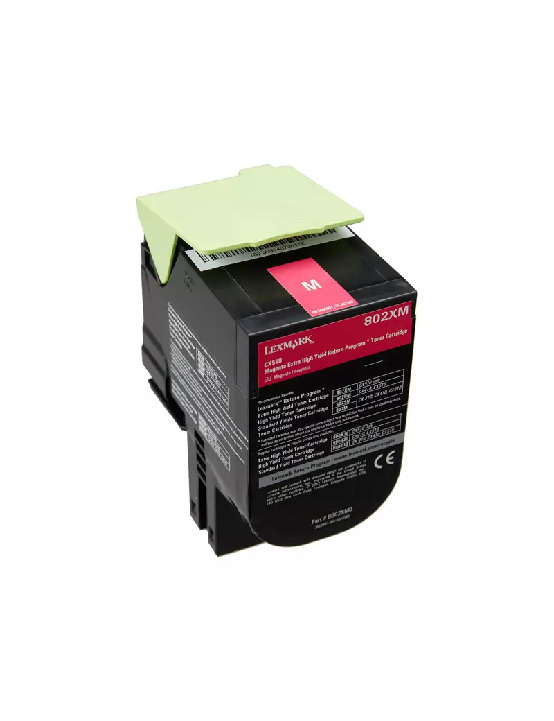 Toner Originale Lexmark 80C2XM0 802XM (Magenta 4000 pagine)