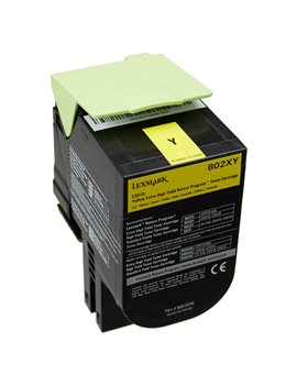 Toner Originale Lexmark 80C2XY0 802XY (Giallo 4000 pagine)