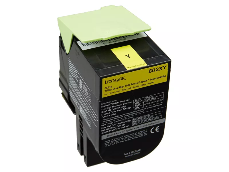 Toner Originale Lexmark 80C2XY0 802XY (Giallo 4000 pagine)