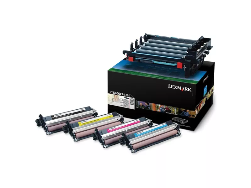 Tamburo Originale Lexmark C540X74G (Nero e Colori 30000 pagine)