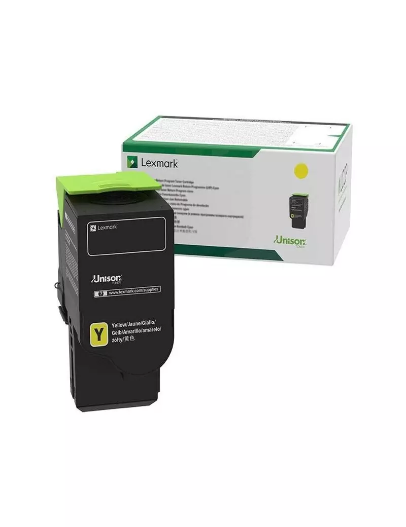 Toner Originale Lexmark 78C20Y0 (Giallo 1400 pagine) Toner Originale Lexmark 78C20Y0 (Giallo 1400 pagine)