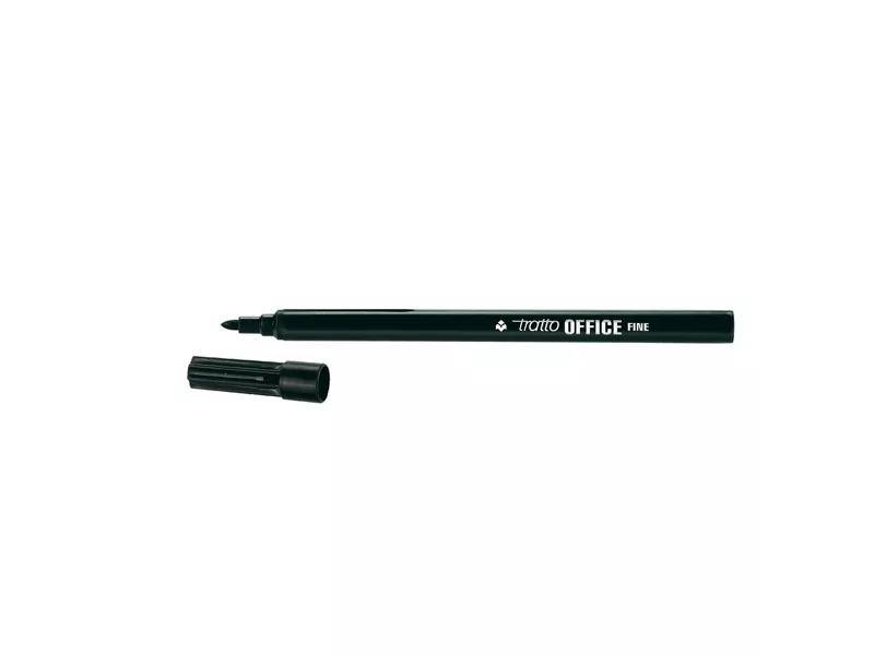 Pennarello Tratto Office Fila - 0,7 mm - 730503 (Nero Conf. 12)