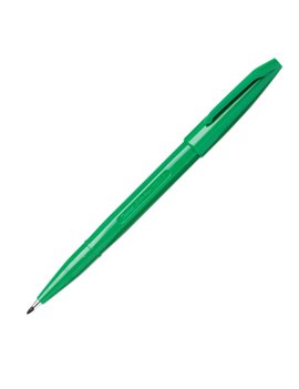 Penna con Punta in Feltro Sign Pen S520 Pentel - 2 mm - S520-D (Verde Conf. 12)