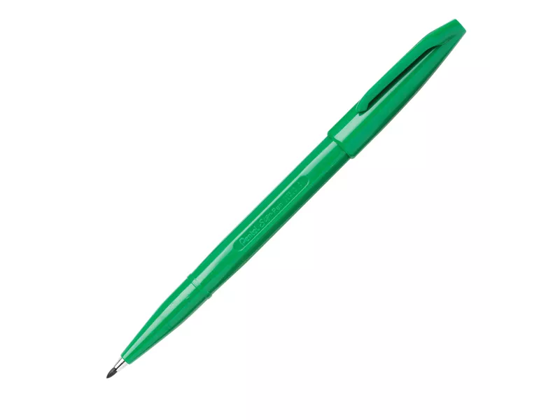 Penna con Punta in Feltro Sign Pen S520 Pentel - 2 mm - S520-D (Verde Conf. 12)