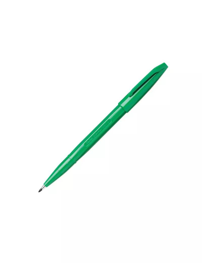 Penna con Punta in Feltro Sign Pen S520 Pentel - 2 mm - S520-D (Verde Conf. 12)