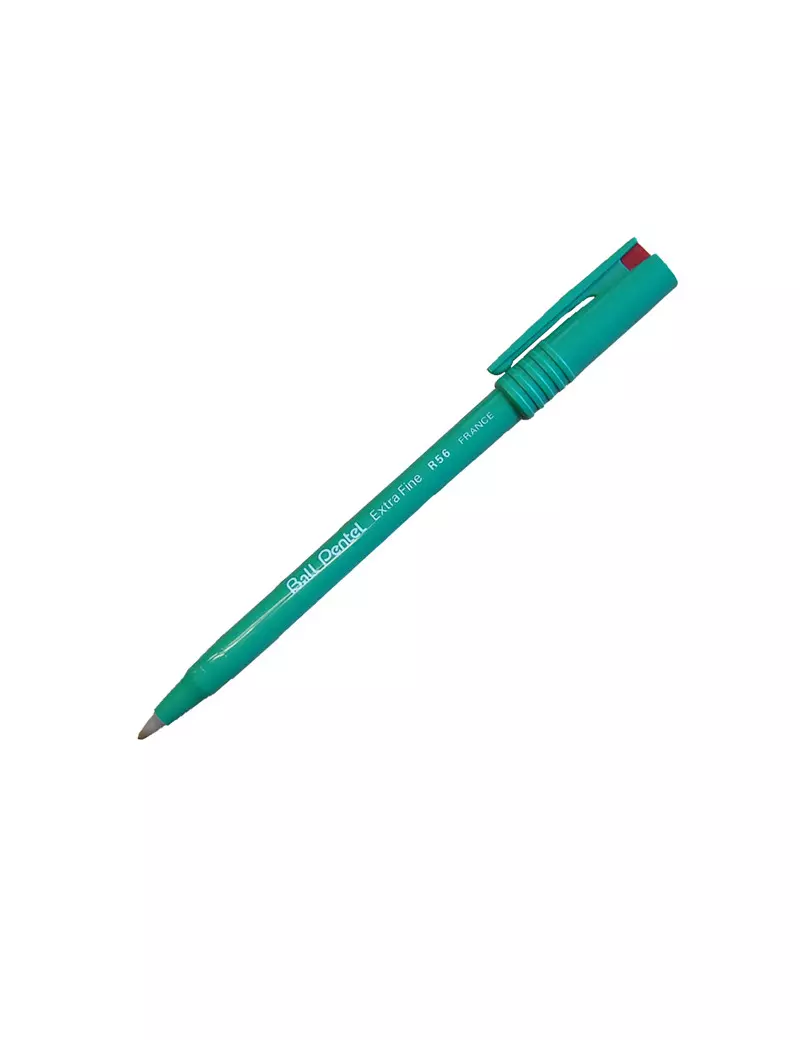 Penna Roller R56 Pentel - 0,6 mm - R56-B (Rosso Conf. 12) Penna Roller R56 Pentel - 0,6 mm - R56-B (Rosso Conf. 12)