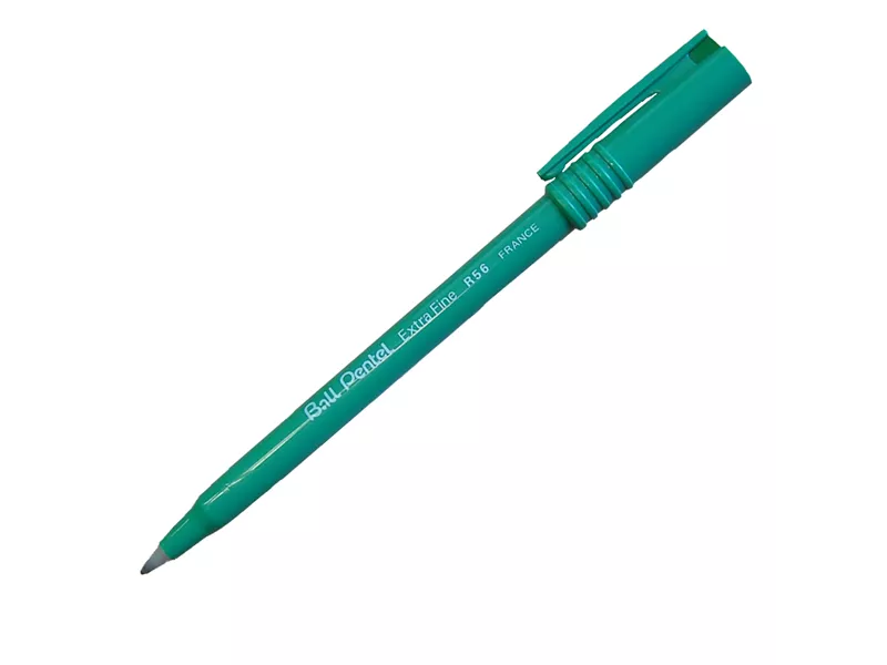 Penna Roller R56 Pentel - 0,6 mm - R56-D (Verde Conf. 12)