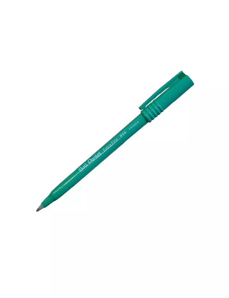 Penna Roller R56 Pentel - 0,6 mm - R56-D (Verde Conf. 12) Penna Roller R56 Pentel - 0,6 mm - R56-D (Verde Conf. 12)