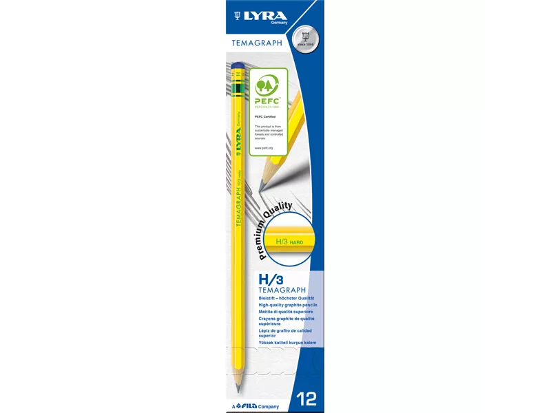 Matita Temagraph Fila - H - L1140111 (Conf. 12)