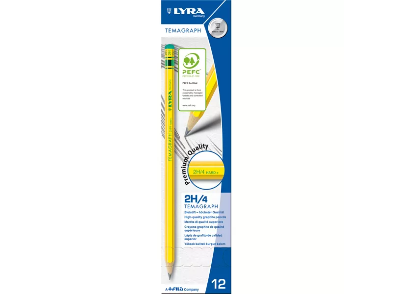 Matita Temagraph Fila - 2H - L1140112 (Conf. 12) Matita Temagraph Fila - 2H - L1140112 (Conf. 12)