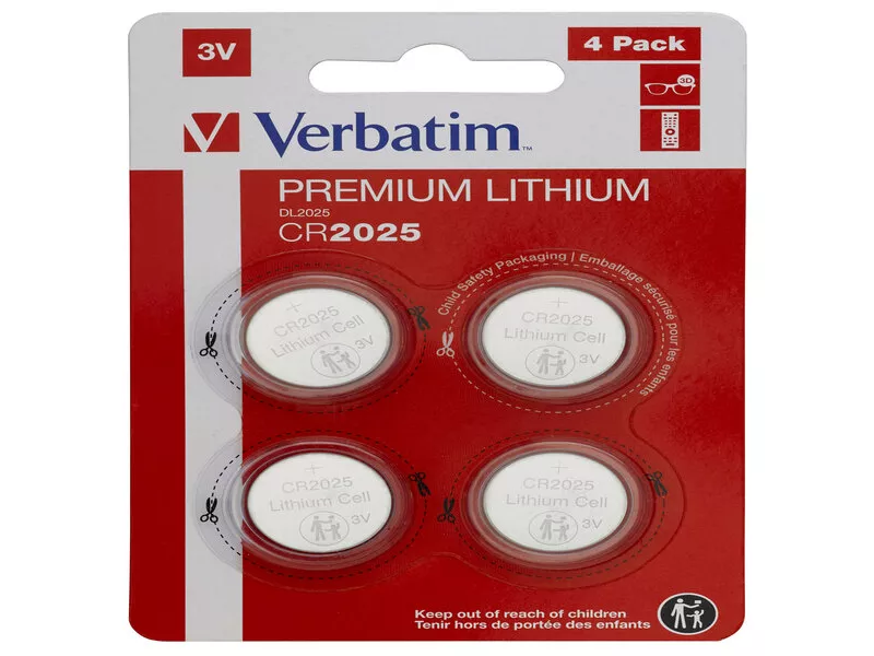 Pila Specialistica Verbatim - CR2025 - 3 V - 49532 (Conf. 4)