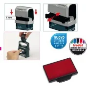 Tamponcino di Ricambio per Timbri Printy 6/56 Trodat - 1531 (Rosso Conf. 3)