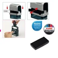 Tamponcino di Ricambio per Timbri Printy 6/5756 Trodat - 86627 (Nero Conf. 5)