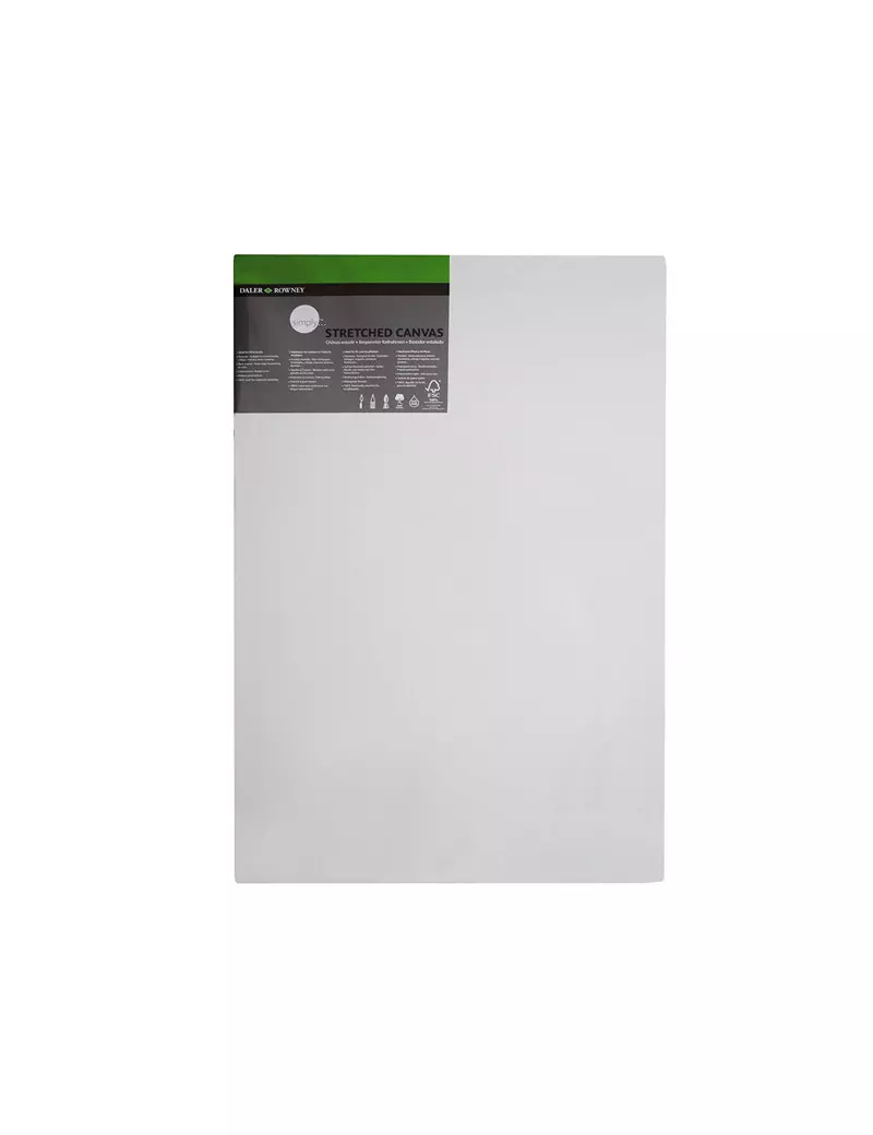 Tela con Telaio Daler-Rowney - 40x60 cm - D514084060 (Bianco)