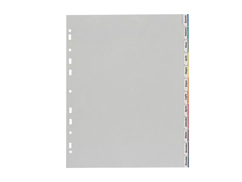 Intercalare in PPL Personalizzabile Favorit - 12 Tasti - 400006688 (Grigio) Intercalare in PPL Personalizzabile Favorit - 12 Tasti - 400006688 (Grigio)