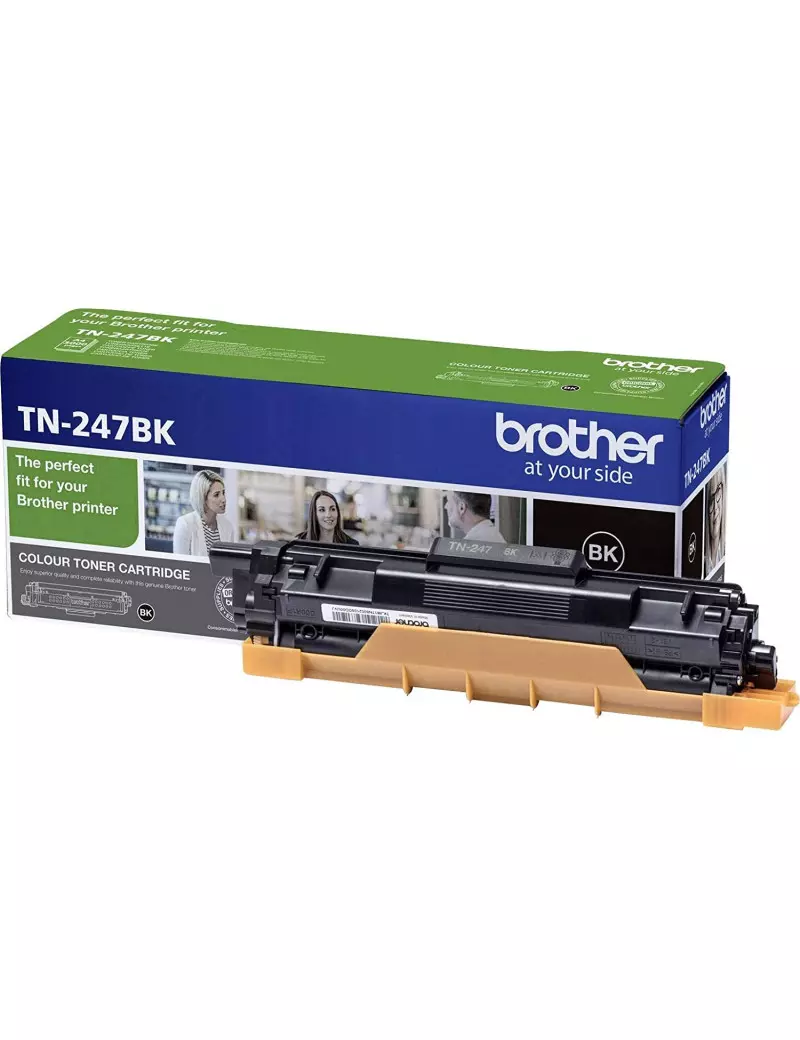 Toner Originale Brother TN-247BK TWIN (Nero 3000 pagine Conf. 2)