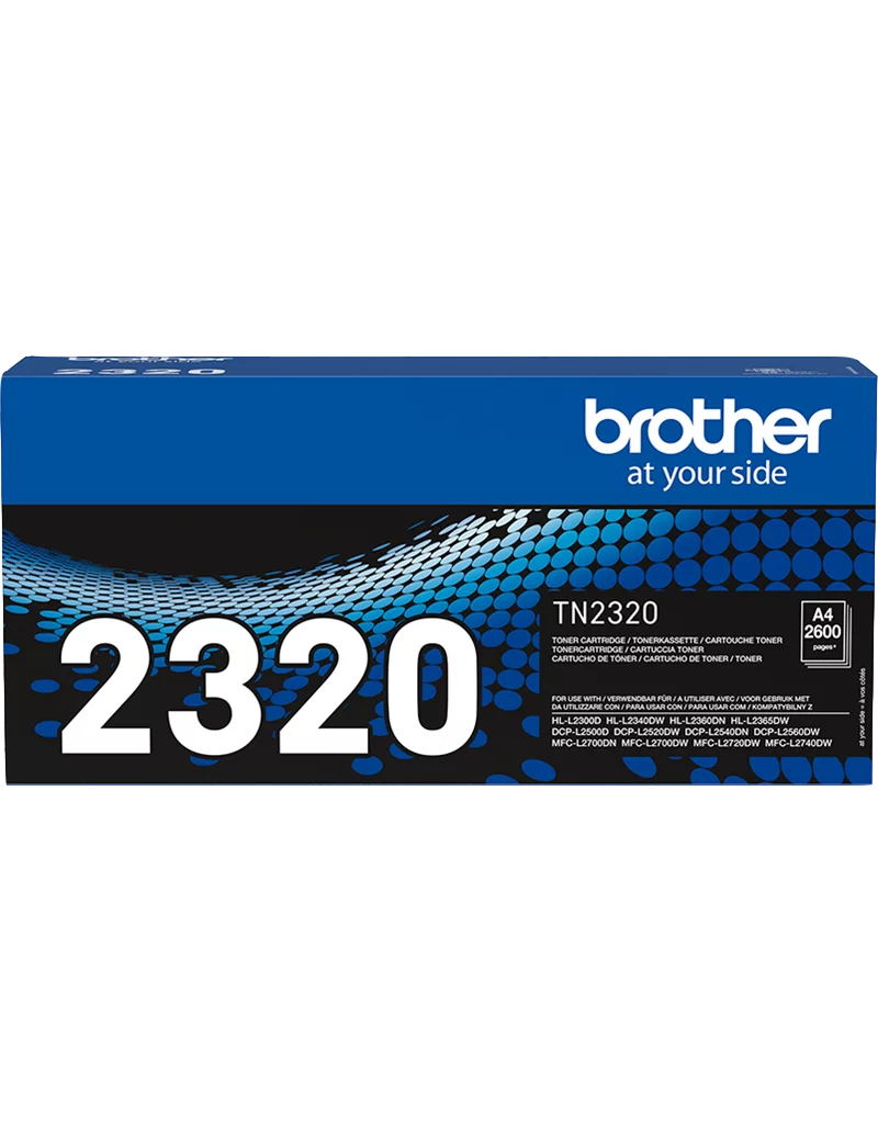 Toner Originale Brother TN-2320 TWIN (Nero 2600 pagine Conf. 2) Toner Originale Brother TN-2320 TWIN (Nero 2600 pagine Conf. 2)