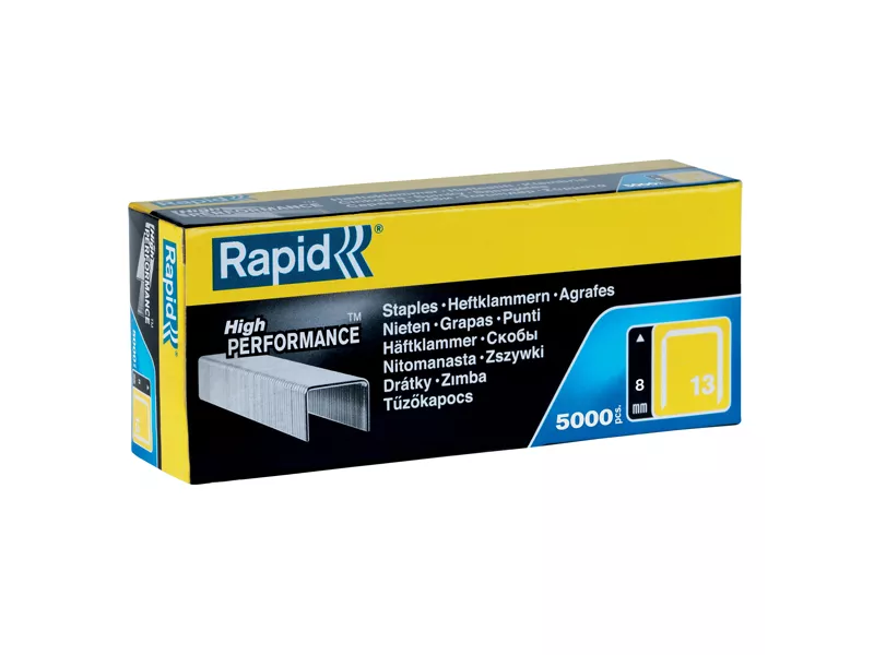 Punti Metallici per Fissatrice Rapid - 13/8 - 11835600 (Conf. 5000) Punti Metallici per Fissatrice Rapid - 13/8 - 11835600 (Conf. 5000)