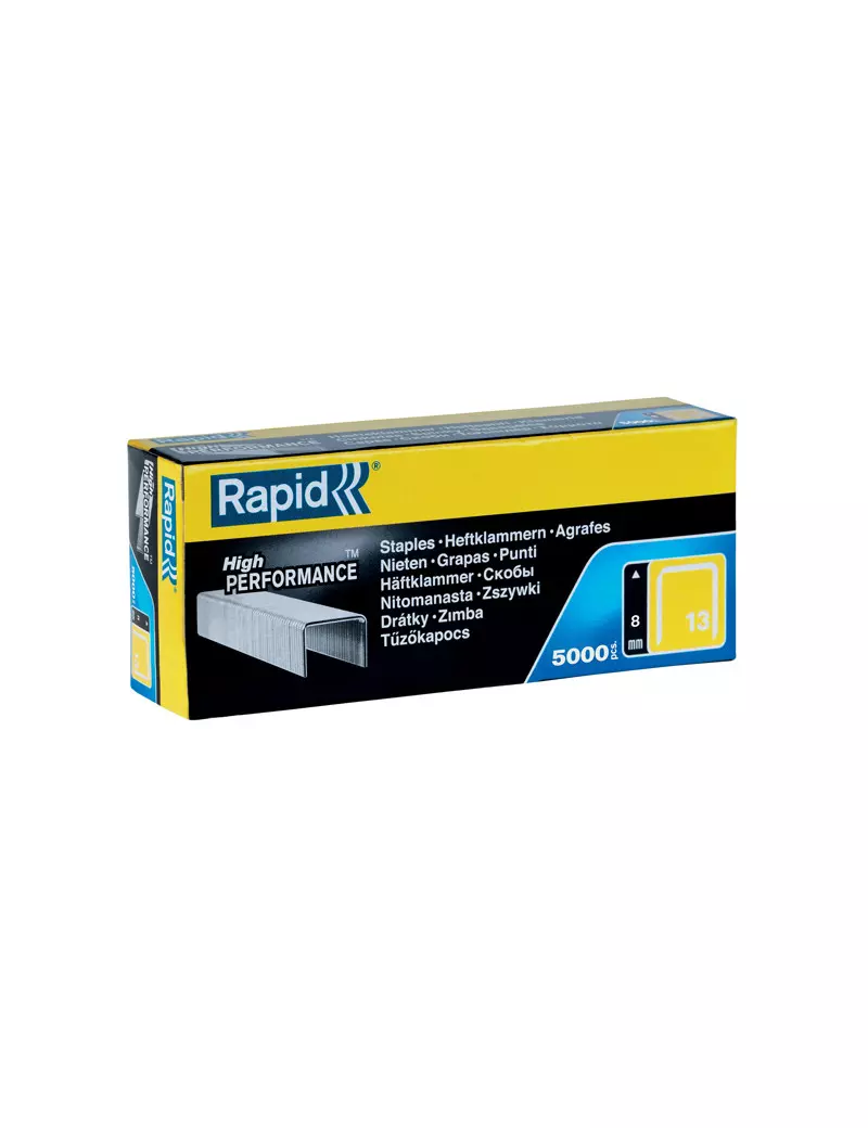 Punti Metallici per Fissatrice Rapid - 13/8 - 11835600 (Conf. 5000) Punti Metallici per Fissatrice Rapid - 13/8 - 11835600 (Conf. 5000)