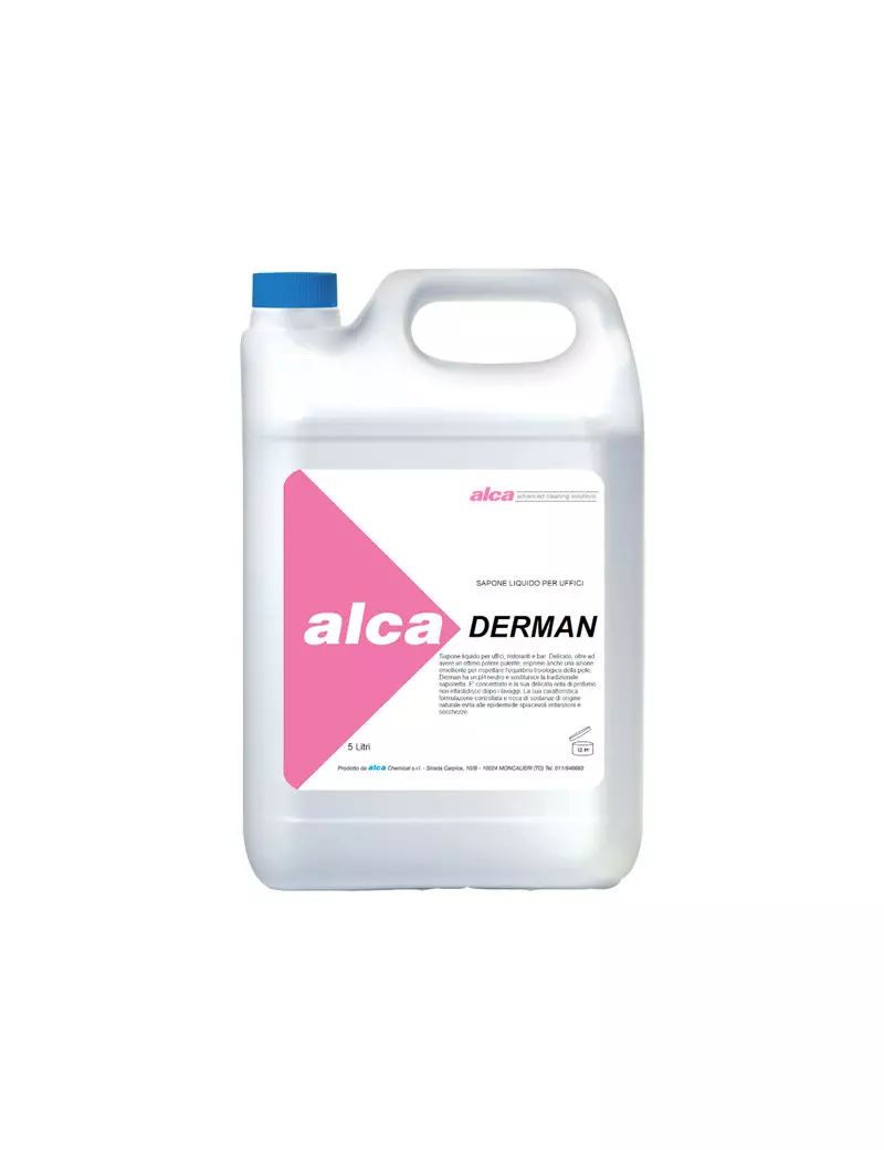 Sapone Liquido Derman Alca - ALC576 - 5 Litri (Fiorito) Sapone Liquido Derman Alca - ALC576 - 5 Litri (Fiorito)