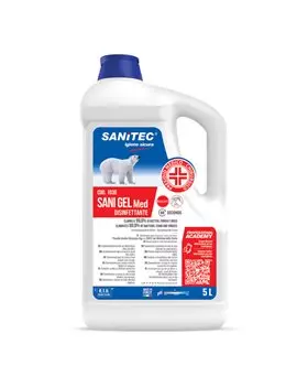 Disinfettante Mani Igienizante SaniGel Med Sanitec - 1036 - 5 Litri