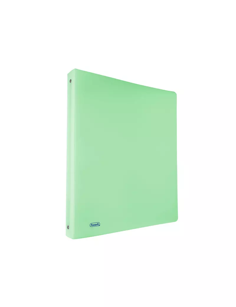 Raccoglitore Pastel Favorit - A4 - 4 Anelli Tondi 15 mm - Dorso 1,5 cm - 400116638 (Verde) Raccoglitore Pastel Favorit - A4 - 4 Anelli Tondi 15 mm - Dorso 1,5 cm - 400116638 (Verde)