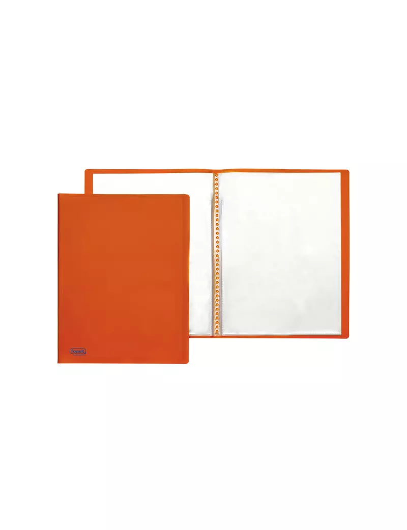 Portalistino Sviluppo Favorit - 22x30 cm - 30 Buste - 100460261 (Arancione Goffrato)