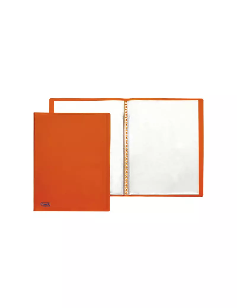 Portalistino Sviluppo Favorit - 22x30 cm - 20 Buste - 100460249 (Arancio Goffrato)