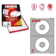 Etichette Adesive Rotonde A460 Markin - 114,5 mm - 210A460 (Bianco Conf. 100)
