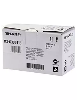 Toner Originale Sharp MX-C30GT-B (Nero 6000 pagine)