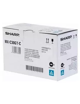 Toner Originale Sharp MX-C30GT-C (Ciano 6000 pagine)