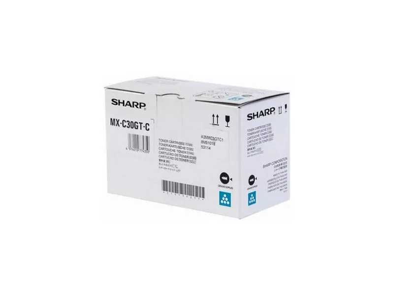 Toner Originale Sharp MX-C30GT-C (Ciano 6000 pagine)