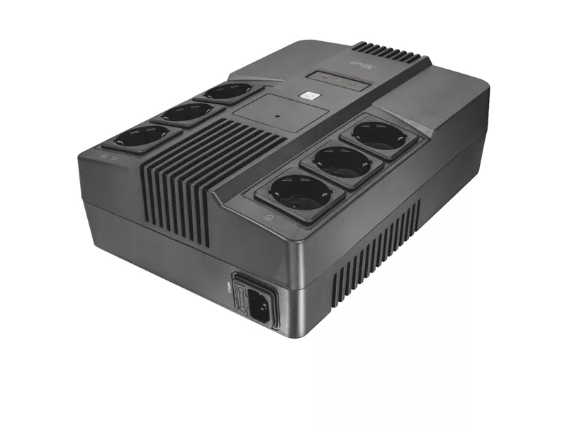 UPS Maxxon Trust - 6 Prese Standard - 800 VA - 23326 (Nero)