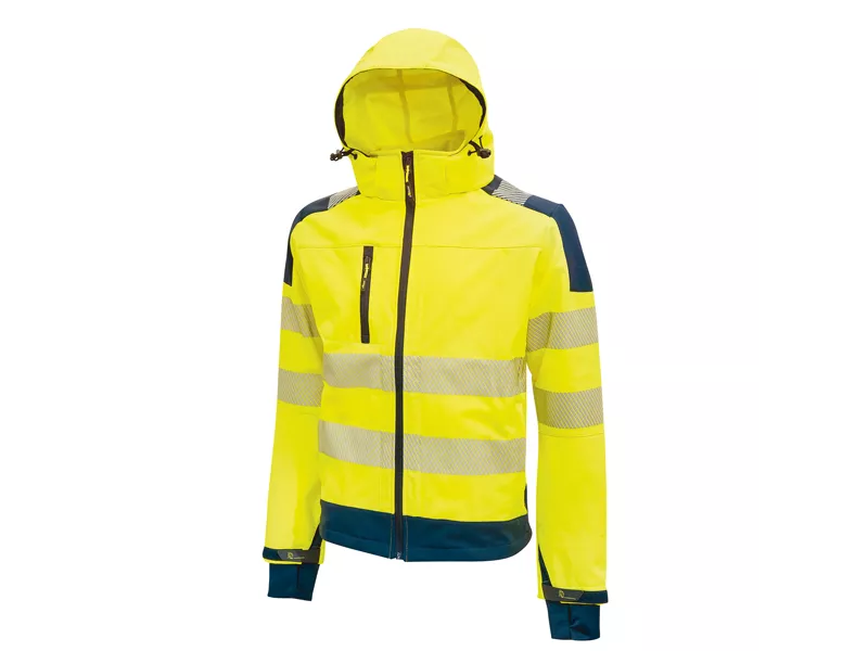 Giacca da Lavoro Softshell Alta Visibilità Miky U-Power - Taglia XXL - HL169YF-XXL (Giallo Fluo)