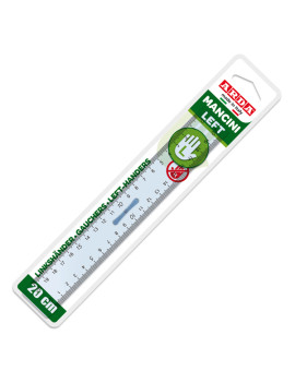 Doppiodecimetro per Mancini Arda - 20 cm - 283MAN (Trasparente)