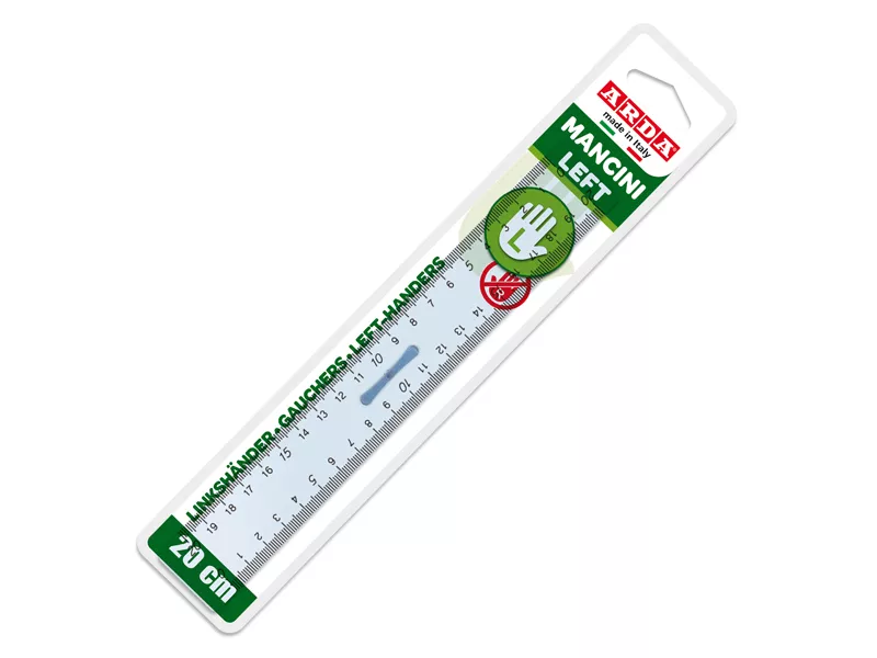 Doppiodecimetro per Mancini Arda - 20 cm - 283MAN (Trasparente)